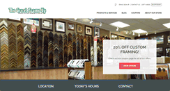 Desktop Screenshot of brookfield.thegreatframeup.com