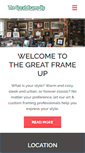 Mobile Screenshot of fayetteville.thegreatframeup.com